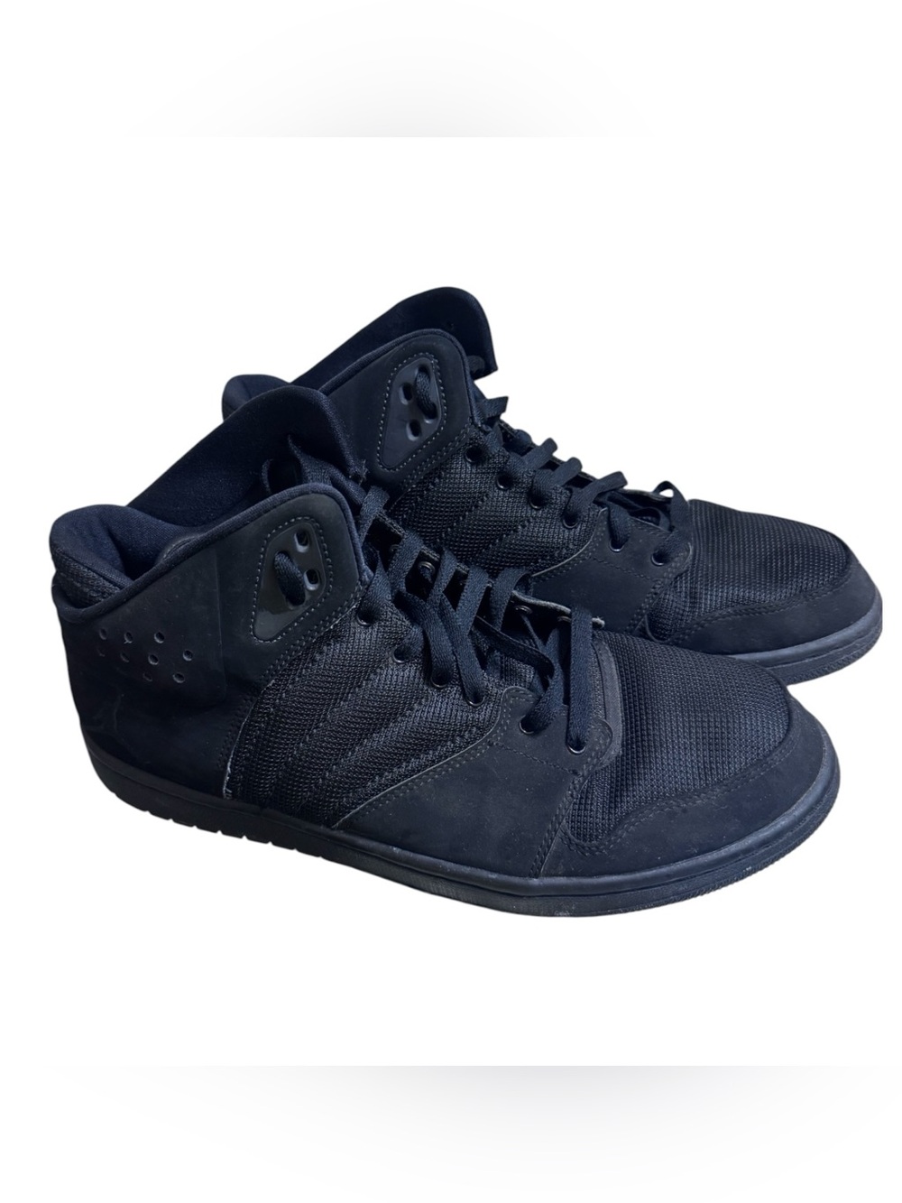 Jordan Men's All-Black High-Top Sneakers